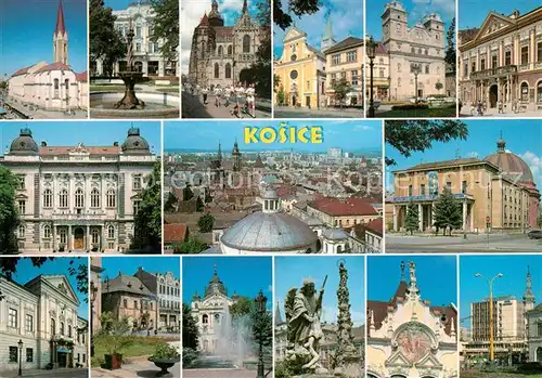 AK / Ansichtskarte Kosice Sehenswuerdigkeiten der Stadt Kosice