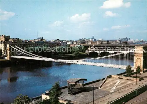 AK / Ansichtskarte Glasgow Suspension Bridge Glasgow