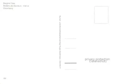 AK / Ansichtskarte Dornbirn_Vorarlberg Berghof Fetz am Boedele Allgaeuer Alpen Dornbirn Vorarlberg