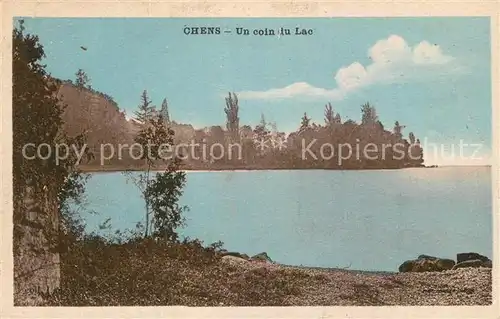 AK / Ansichtskarte Chens sur Leman Un coin du lac Chens sur Leman