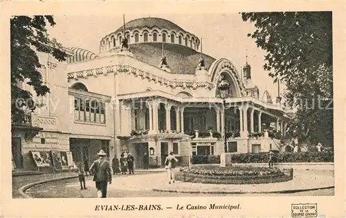 AK / Ansichtskarte Evian les Bains_Haute_Savoie Casino Municipal Evian les Bains_Haute