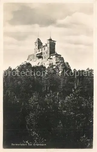 AK / Ansichtskarte Erlenbach_Dahn Burg Berwartstein Erlenbach_Dahn