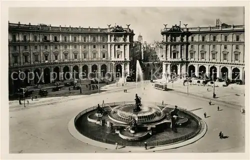 AK / Ansichtskarte Roma_Rom Piazza Esedra o Termini Fontana Roma_Rom