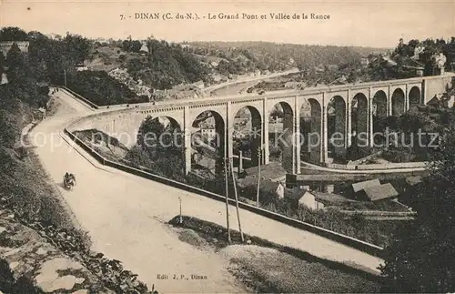 AK / Ansichtskarte Dinan Grand Pont et Vallee de la Rance Dinan