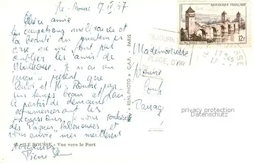 AK / Ansichtskarte Ile_Rousse Vue vers le port Ile_Rousse