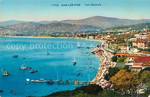 AK / Ansichtskarte Juan les Pins Vue generale Cote d Azur Juan les Pins