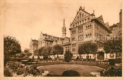 AK / Ansichtskarte Lille_Nord Hotel de Ville et Square du Reduit Lille_Nord