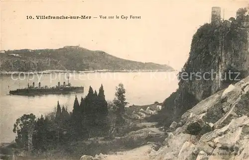 AK / Ansichtskarte Villefranche sur Mer Vue sur le Cap Ferrat Villefranche sur Mer