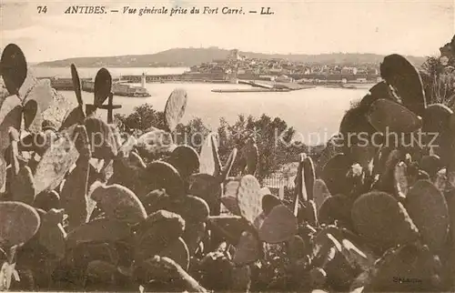 AK / Ansichtskarte Antibes_Alpes_Maritimes Vue generale prise du Fort Carre Antibes_Alpes_Maritimes