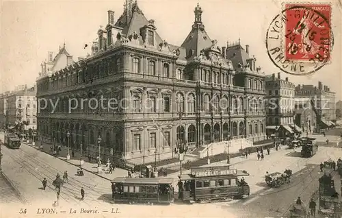 AK / Ansichtskarte Lyon_France La Bourse Lyon France