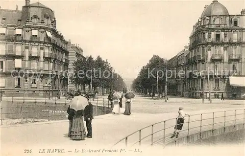 AK / Ansichtskarte Le_Havre Le Boulevard Francois I Le_Havre