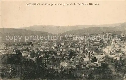 AK / Ansichtskarte Oyonnax Vue generale prise de la Foret de Nierme Oyonnax