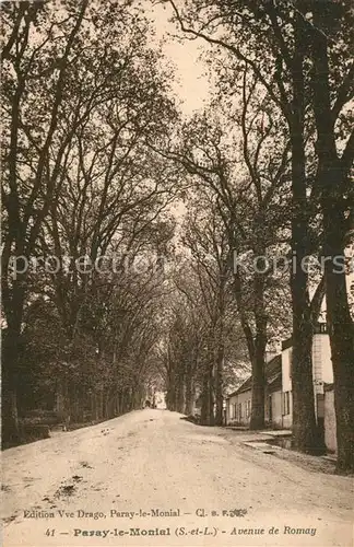 AK / Ansichtskarte Paray le Monial Avenue de Romay Paray le Monial