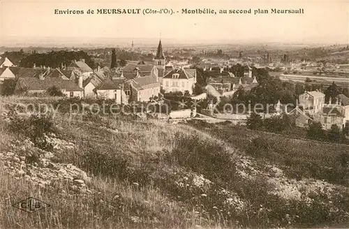 AK / Ansichtskarte Meursault Monthelie au second plan Meursault Meursault