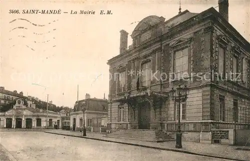 AK / Ansichtskarte Saint Mande_Val de Marne La Mairie Saint Mande Val de Marne
