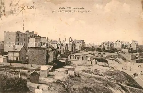 AK / Ansichtskarte Rotheneuf Plage du Val Rotheneuf