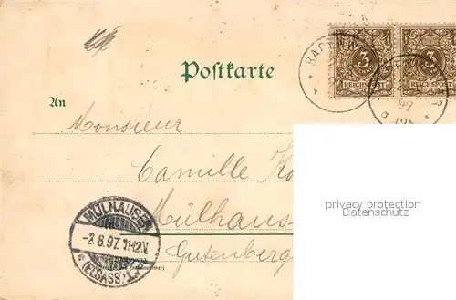 AK / Ansichtskarte Badenweiler Parkanlagen Eingang Marmor Bad Hotel Sommer Badenweiler