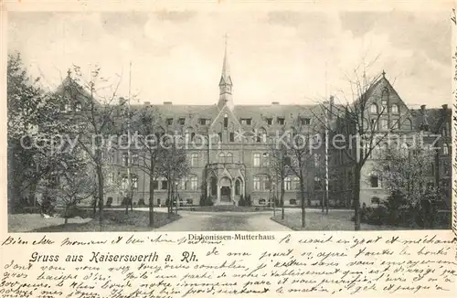 AK / Ansichtskarte Kaiserswerth Diakonissen Mutterhaus Kaiserswerth