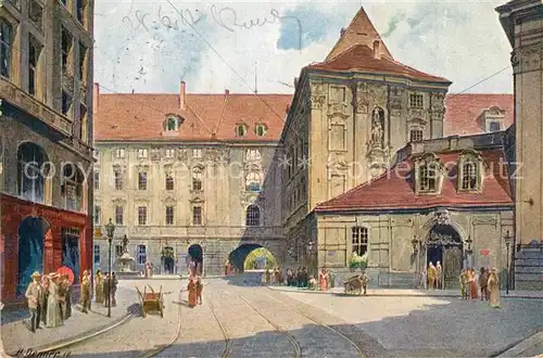 AK / Ansichtskarte Breslau_Niederschlesien Universitaet Blick von der Schmiedebruecke Breslau_Niederschlesien