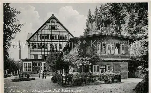 AK / Ansichtskarte Schweigmatt Erholungsheim Schweigmatt Schweigmatt