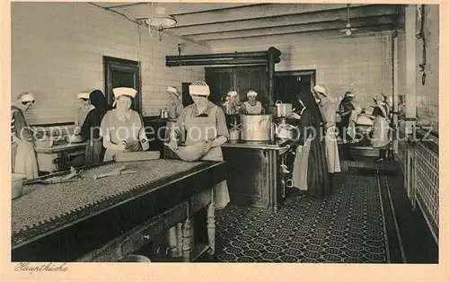AK / Ansichtskarte Mainz_Rhein Haushaltungsschule St Josefstift Hauptkueche Mainz Rhein