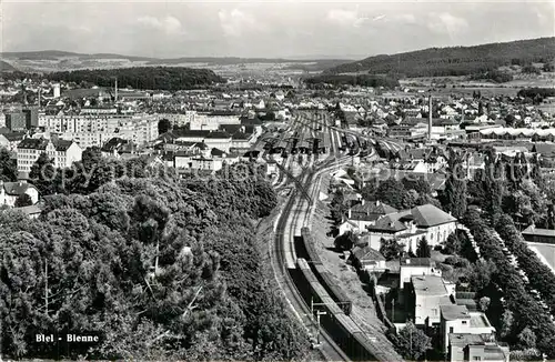 AK / Ansichtskarte Biel_Bienne Panorama Biel Bienne