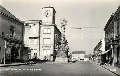 AK / Ansichtskarte Zistersdorf Hauptplatz Zistersdorf