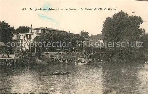 AK / Ansichtskarte Nogent sur Marne Le Casino de lIle de Beaute Nogent sur Marne