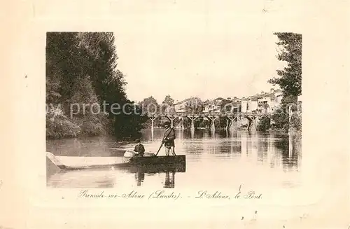 AK / Ansichtskarte Grenade sur l_Adour Le Pont Grenade sur l Adour