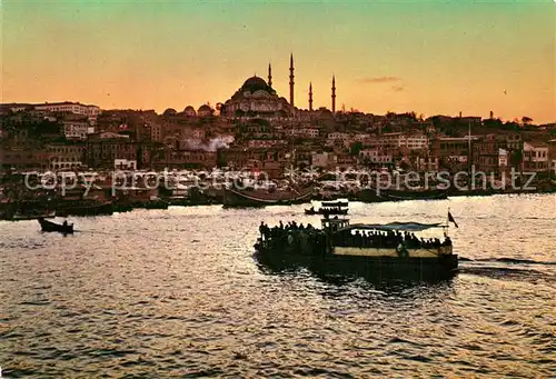 AK / Ansichtskarte Istanbul_Constantinopel S?leymaniye Camii Halic  Istanbul_Constantinopel