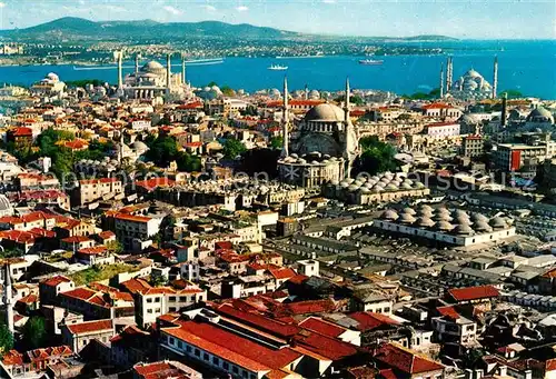 AK / Ansichtskarte Istanbul_Constantinopel Ayasofya Nuruosmaniye Sultanahmet e dogru Istanbul_Constantinopel