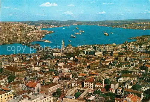 AK / Ansichtskarte Istanbul_Constantinopel Galata Br?cke Bosphorus ?sk?dar Istanbul_Constantinopel