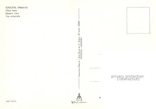 AK / Ansichtskarte Funchal  Funchal
