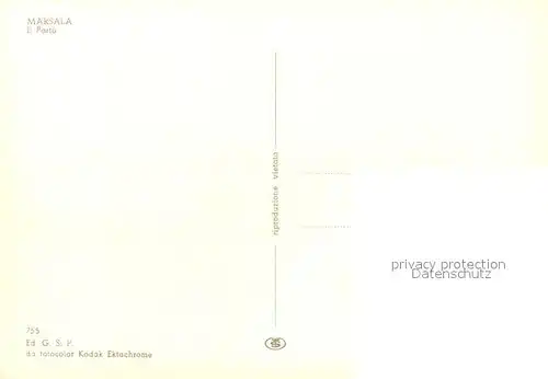 AK / Ansichtskarte Marsala Porto Marsala