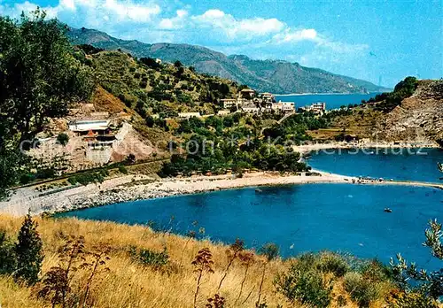 AK / Ansichtskarte Taormina_Sizilien Baia Isola Bella Pineta del Casino  Taormina Sizilien