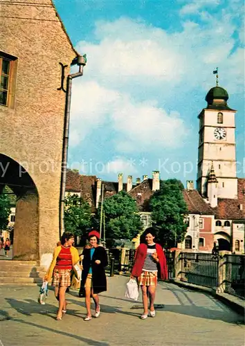 AK / Ansichtskarte Sibiu_Hermannstadt Turnul sfatului Sibiu_Hermannstadt