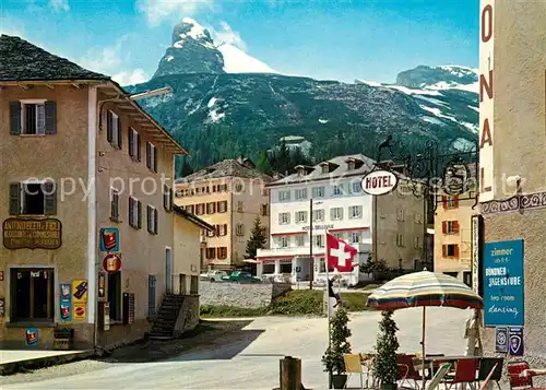 AK / Ansichtskarte San_Bernadino Valle Mesolcina Hotel Bellevue  San_Bernadino