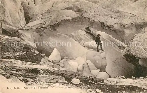 AK / Ansichtskarte Chamonix Glacier de TrelaTete Gletscher Chamonix