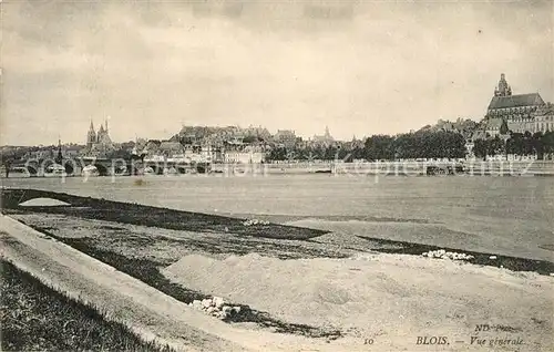 AK / Ansichtskarte Blois_Loir_et_Cher Vue generale Bords de la Loire Pont Cathedrale Saint Louis Blois_Loir_et_Cher