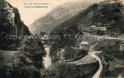 AK / Ansichtskarte Sarrance Panorama Vallee dans les Pyrenees Sarrance