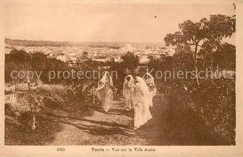 AK / Ansichtskarte Tunis Vue sur la ville arabe Tunis