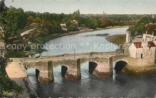 AK / Ansichtskarte Auray Vieux pont de Saint Goustan Auray