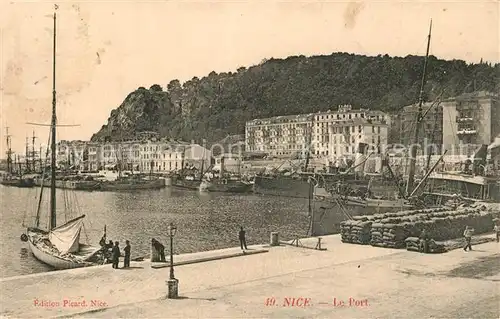 AK / Ansichtskarte Nice_Alpes_Maritimes Le port Cote d Azur Nice_Alpes_Maritimes