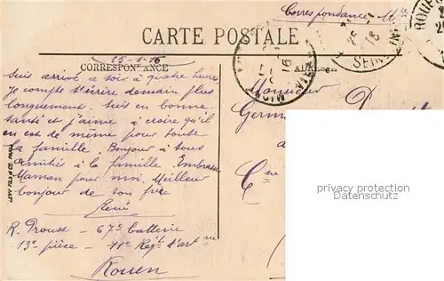 AK / Ansichtskarte Rouen Vue generale Rouen