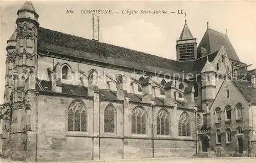 AK / Ansichtskarte Compiegne_Oise Eglise Saint Antoine Kirche Compiegne Oise