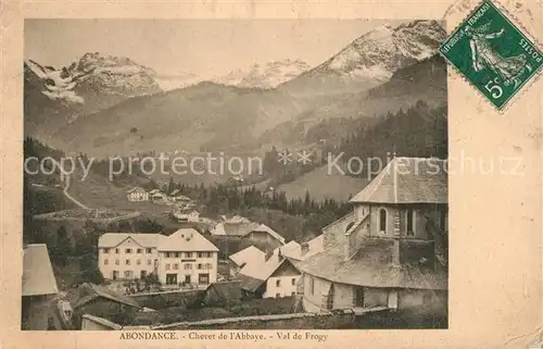 AK / Ansichtskarte Abondance Chevet de l Abbaye Val de Frogy Alpes Abondance