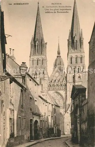 AK / Ansichtskarte Bayeux Cathedrale Notre Dame Bayeux