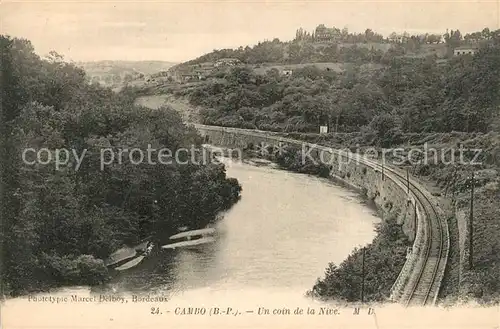 AK / Ansichtskarte Cambo les Bains Un coin de la Nive Cambo les Bains