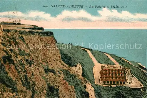 AK / Ansichtskarte Sainte Adresse La Falaise et l Hotellerie Sainte Adresse