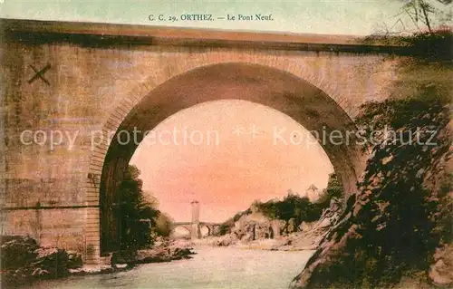 AK / Ansichtskarte Orthez Pont neuf Orthez